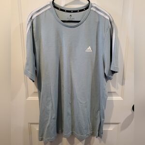 Adidas Men's Light Blue T-Shirt. Size XL. #JL
